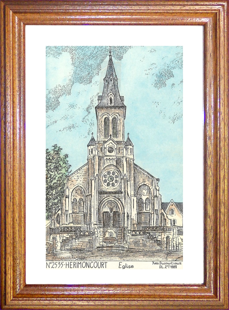 N 25035 - HERIMONCOURT - glise