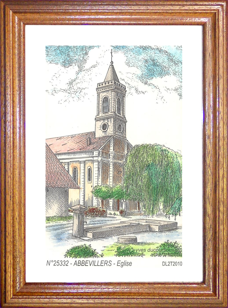 N 25332 - ABBEVILLERS - glise