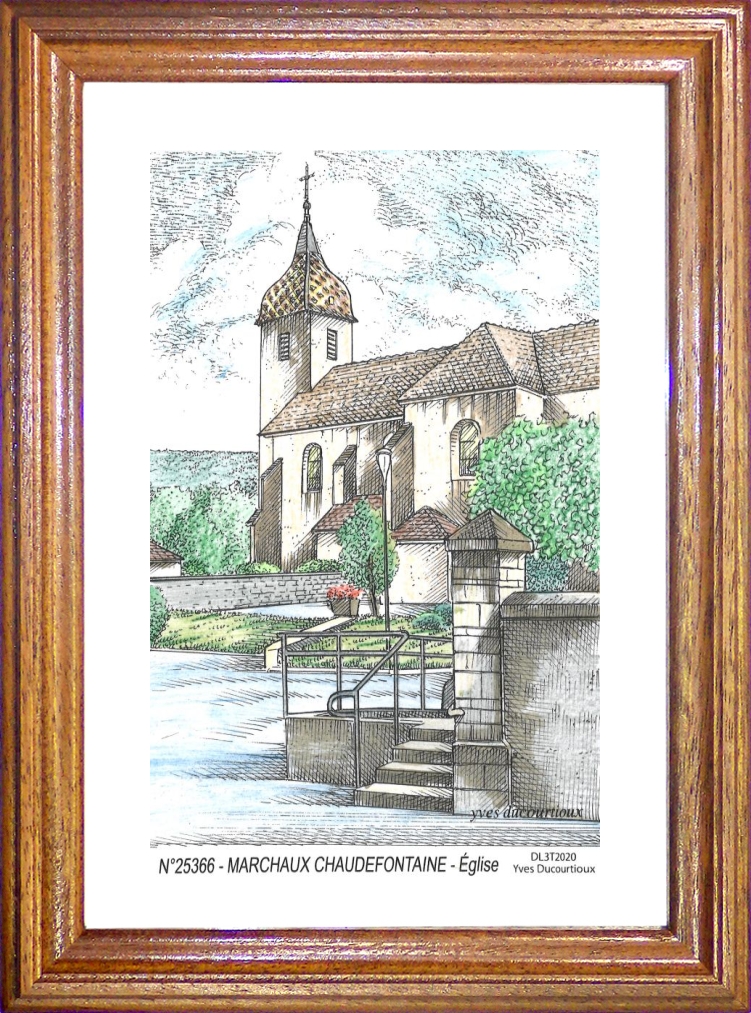 N 25366 - MARCHAUX CHAUDEFONTAINE - glise