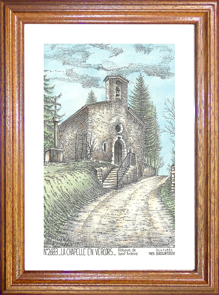 N 26083 - LA CHAPELLE EN VERCORS - abbaye de st antoine