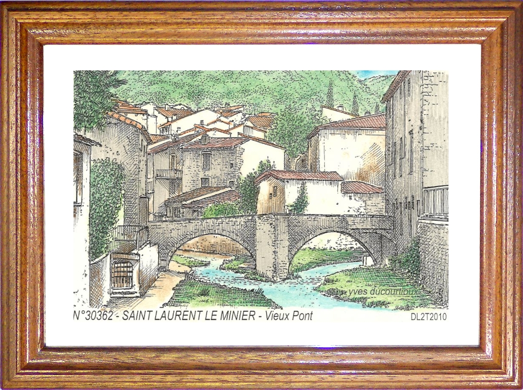 N 30362 - ST LAURENT LE MINIER - vieux pont
