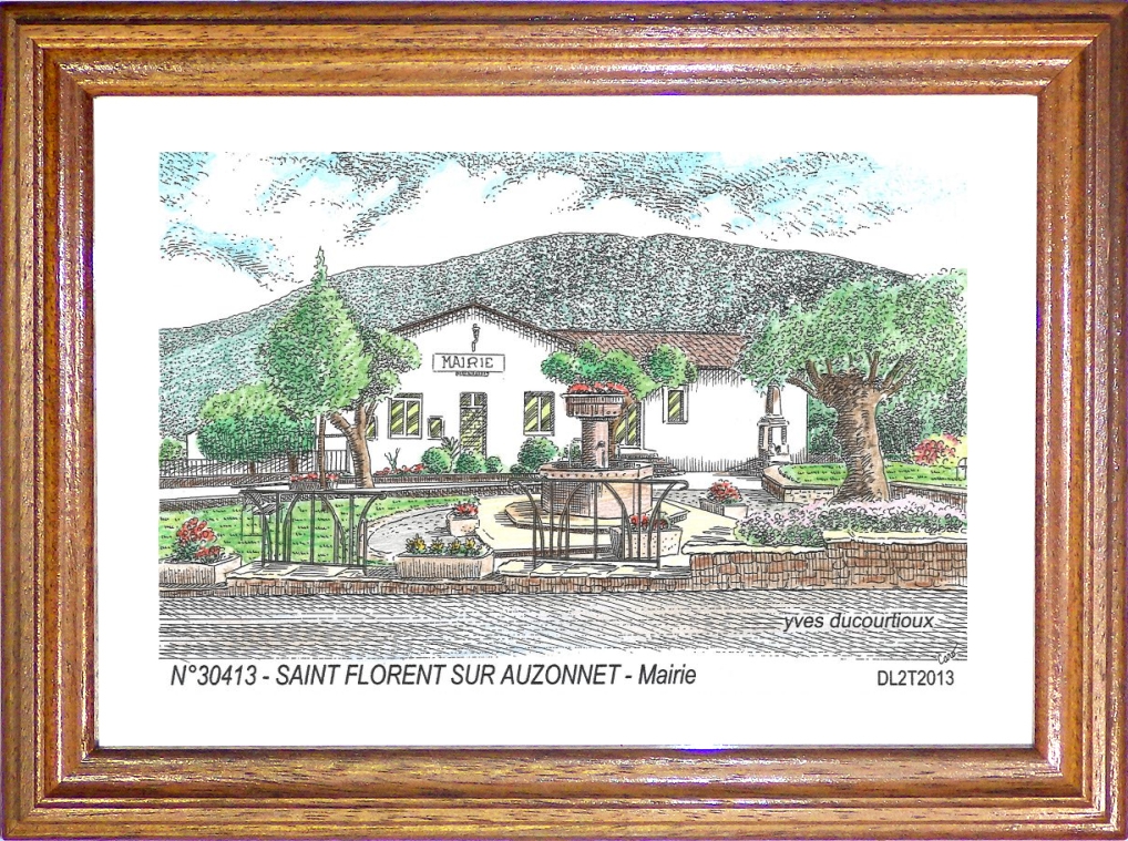 N 30413 - ST FLORENT SUR AUZONNET - mairie