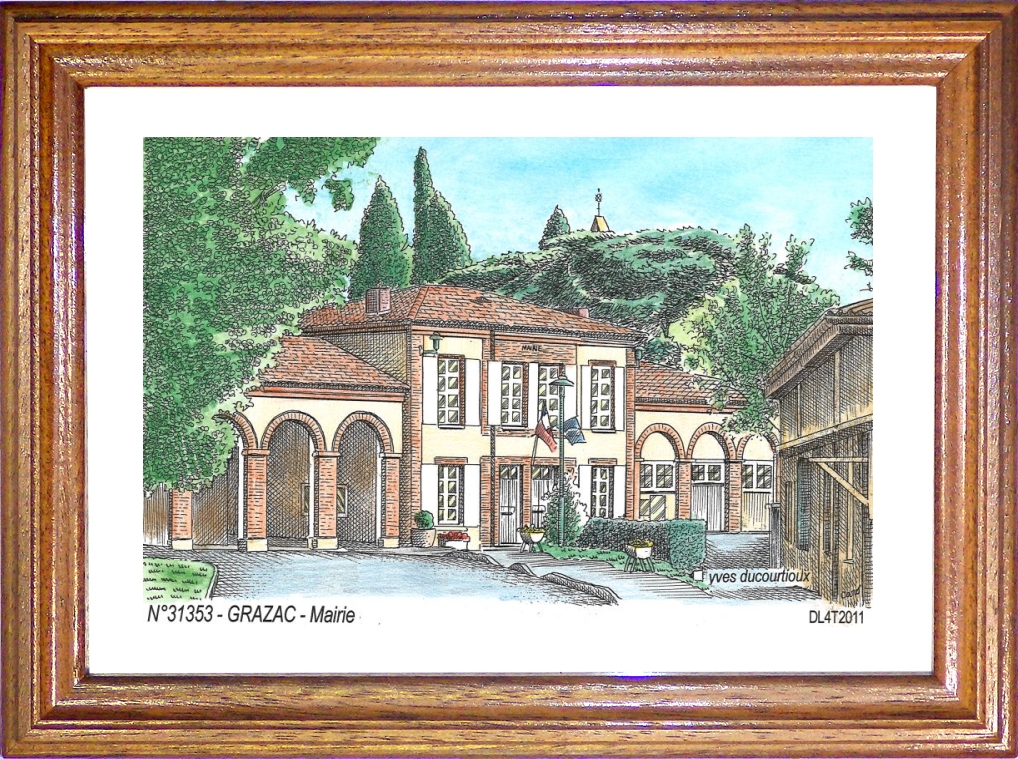 N 31353 - GRAZAC - mairie