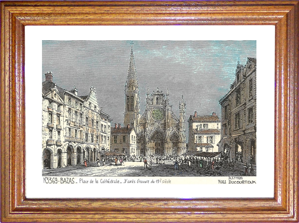 N 33069 - BAZAS - place de la cathdrale