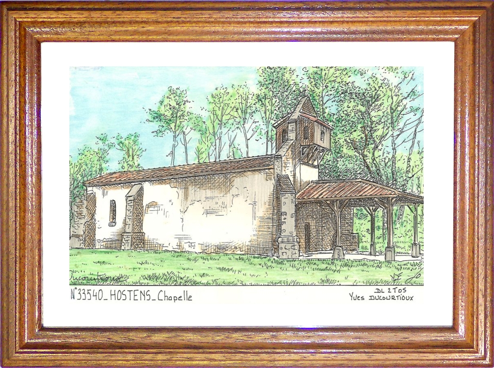 N 33540 - HOSTENS - chapelle