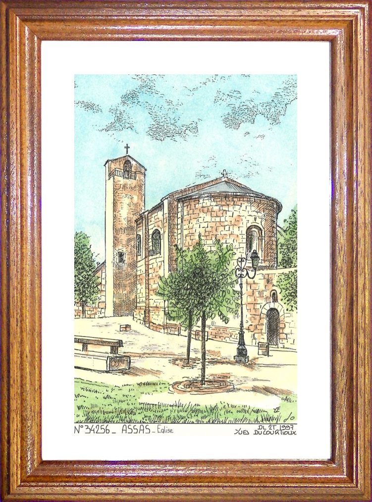 N 34256 - ASSAS - glise