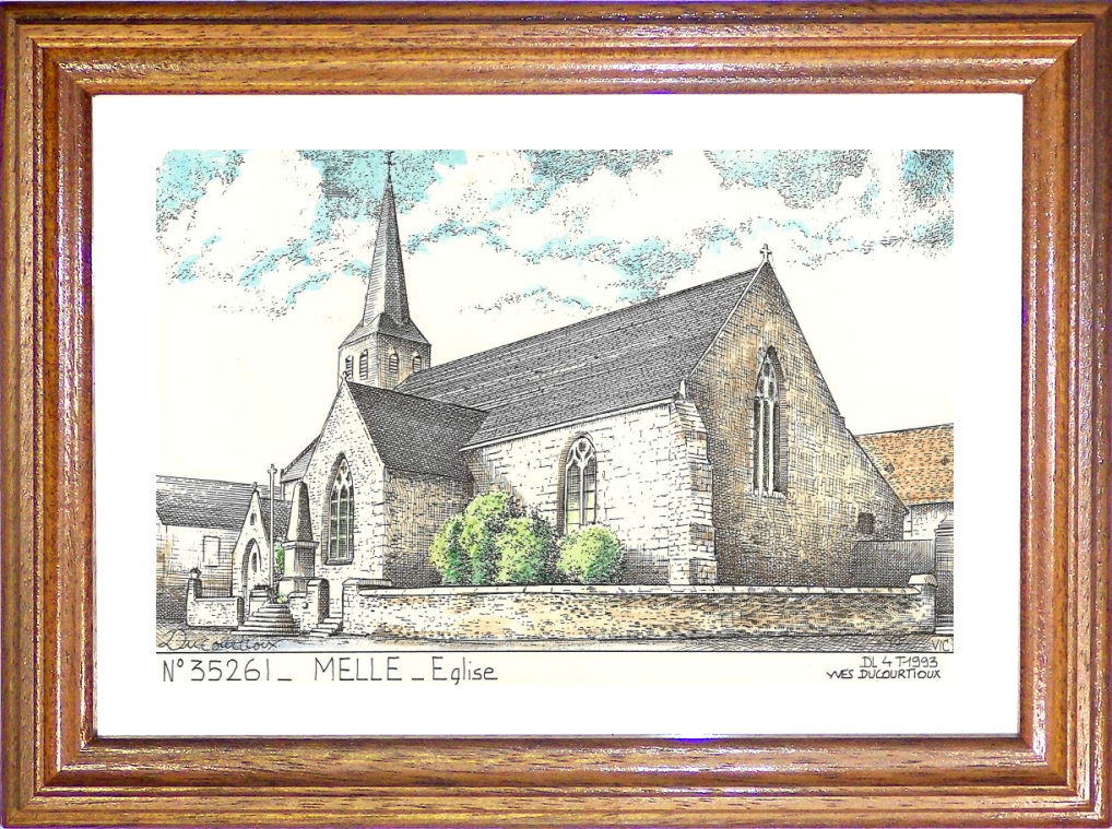 N 35261 - MELLE - glise