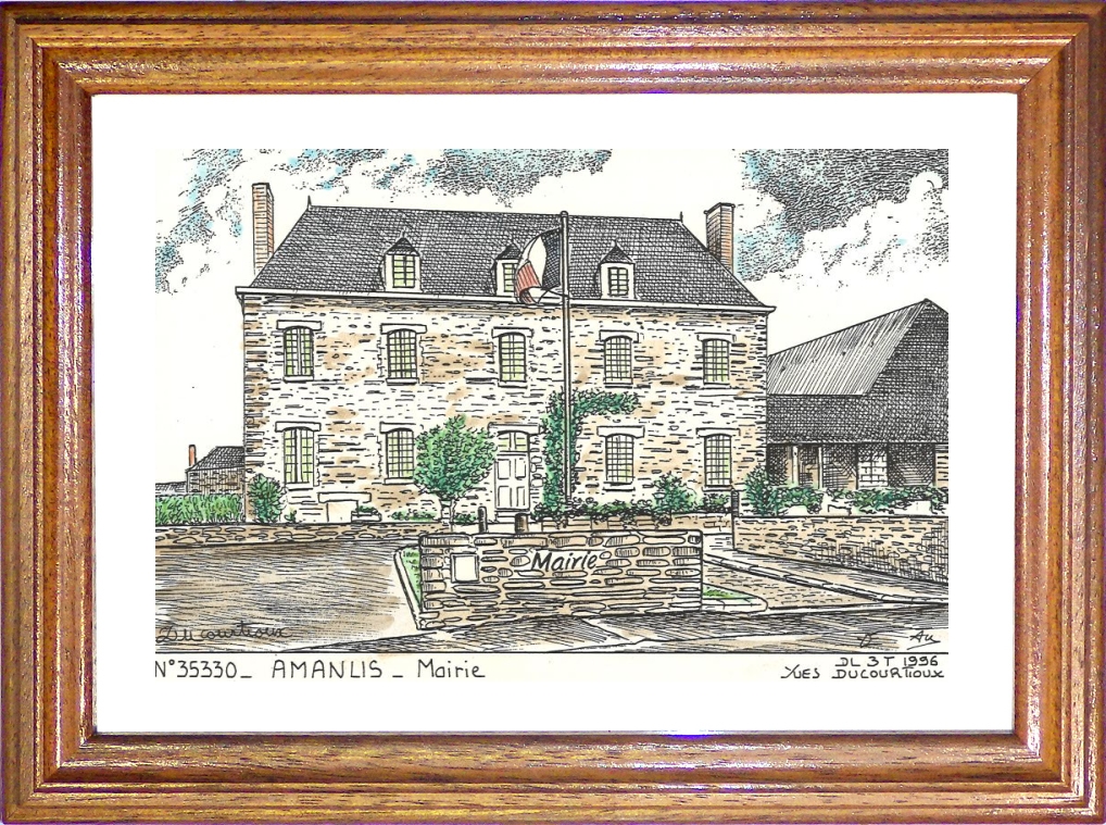 N 35330 - AMANLIS - mairie