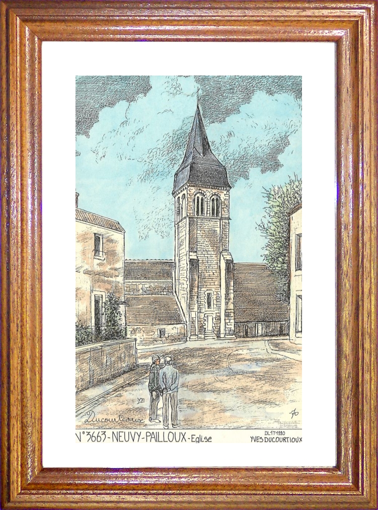 N 36063 - NEUVY PAILLOUX - glise