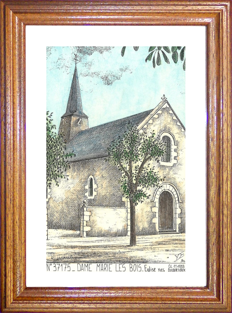 N 37175 - DAME MARIE LES BOIS - glise