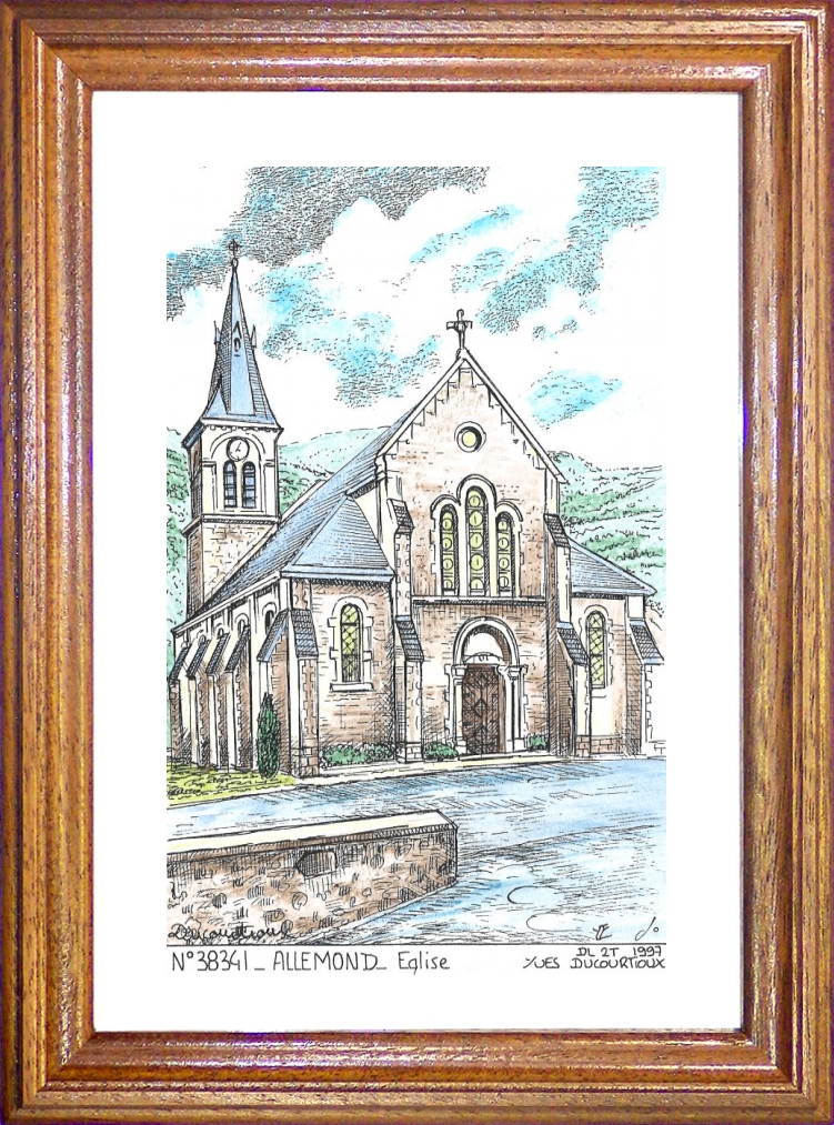 N 38341 - ALLEMOND - glise