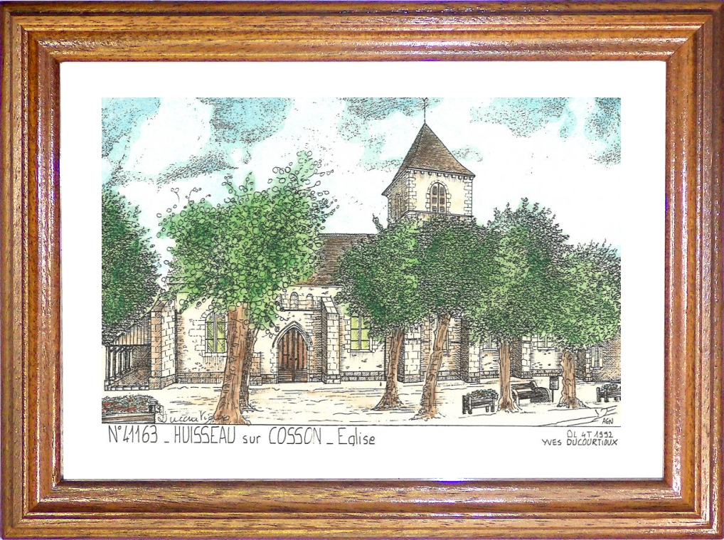 N 41163 - HUISSEAU SUR COSSON - glise