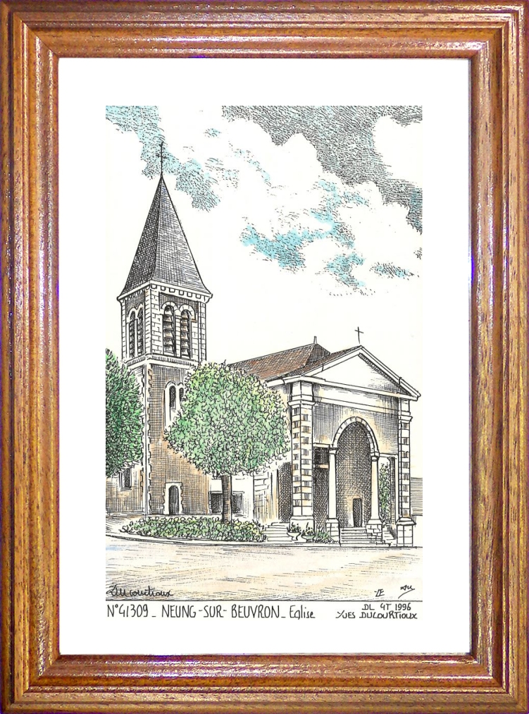 N 41309 - NEUNG SUR BEUVRON - glise