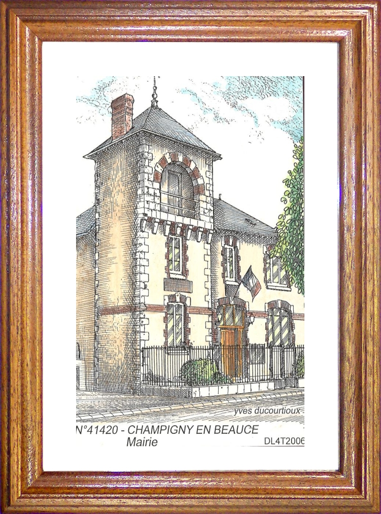 N 41420 - CHAMPIGNY EN BEAUCE - mairie