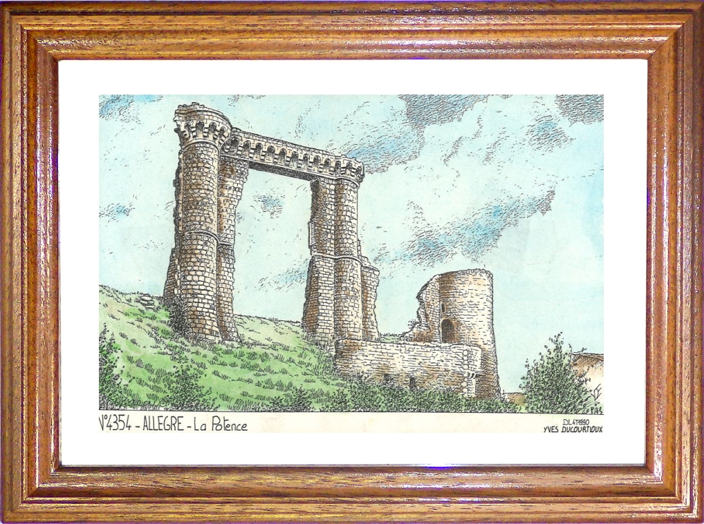 N 43054 - ALLEGRE - la potence