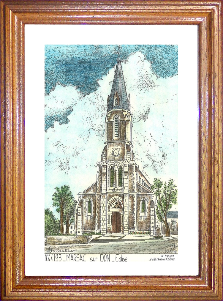 N 44193 - MARSAC SUR DON - glise