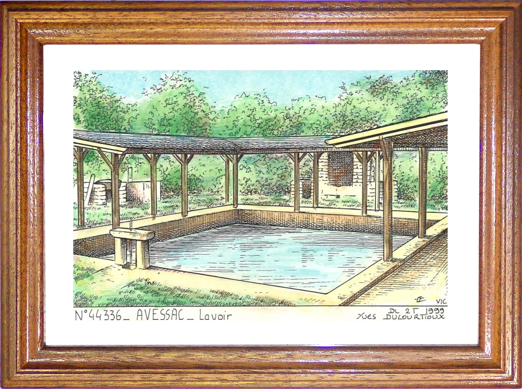 N 44336 - AVESSAC - lavoir