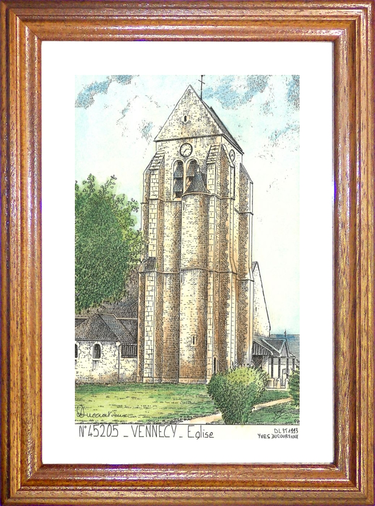 N 45205 - VENNECY - glise