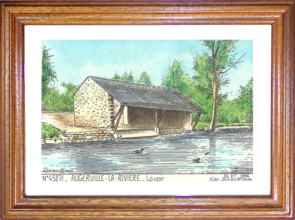 N 45271 - AUGERVILLE LA RIVIERE - lavoir