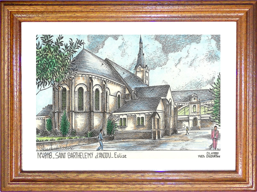 N 49118 - ST BARTHELEMY D ANJOU - glise