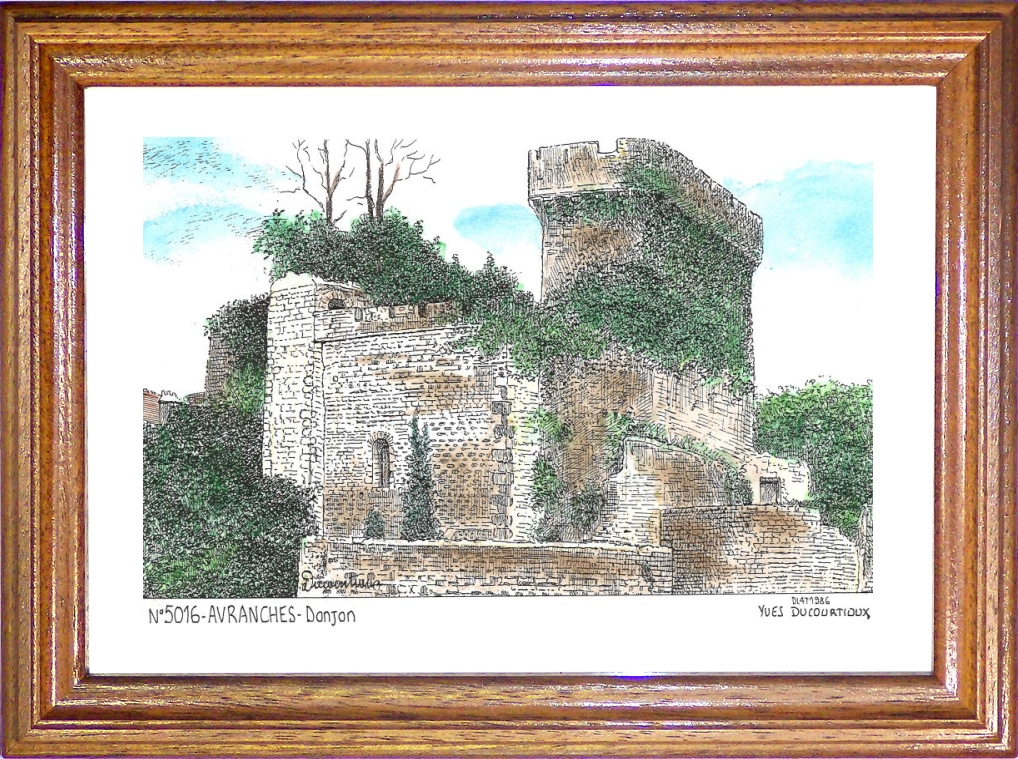 N 50016 - AVRANCHES - donjon