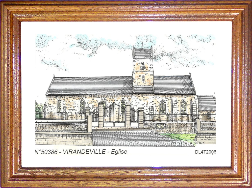 N 50386 - VIRANDEVILLE - glise