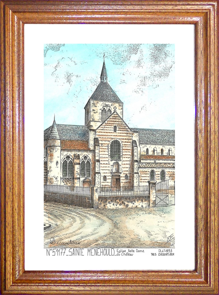 N 51177 - STE MENEHOULD - glise notre dame du chteau