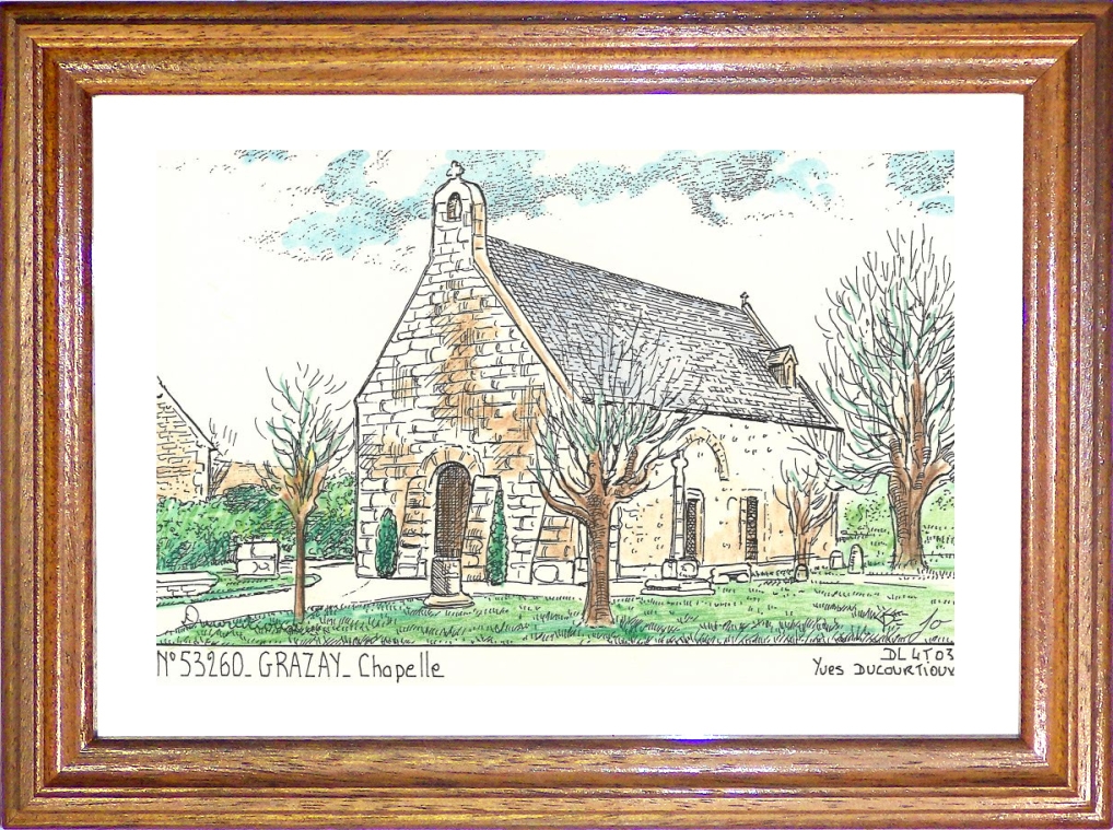 N 53260 - GRAZAY - chapelle