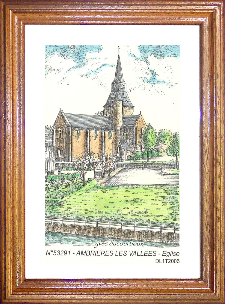 N 53291 - AMBRIERES LES VALLEES - glise