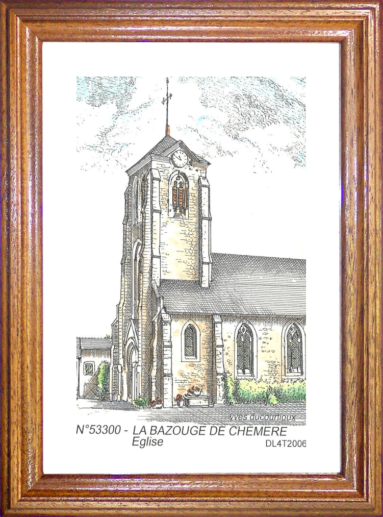 N 53300 - LA BAZOUGE DE CHEMERE - glise