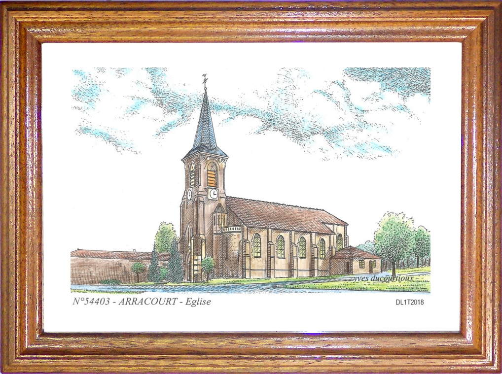 N 54403 - ARRACOURT - glise