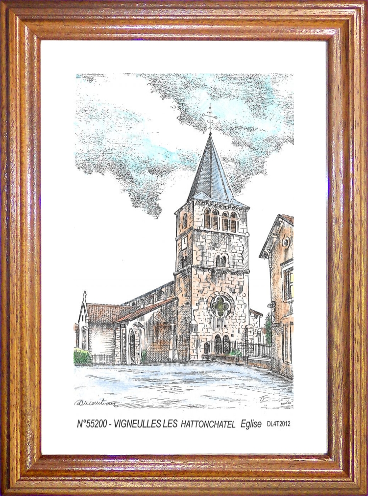 N 55200 - VIGNEULLES LES HATTONCHATEL - glise