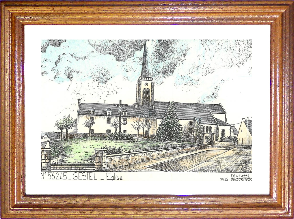 N 56245 - GESTEL - glise