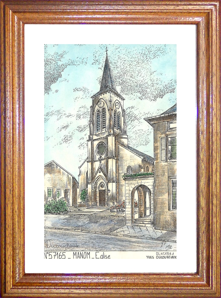 N 57165 - MANOM - glise