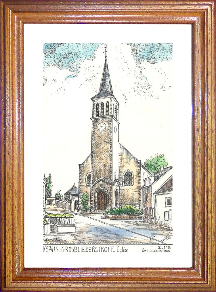 N 57425 - GROSBLIEDERSTROFF - glise