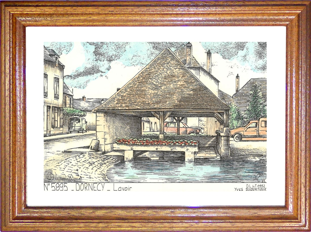 N 58095 - DORNECY - lavoir