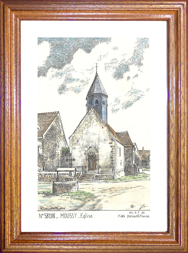 N 58288 - MOUSSY - glise