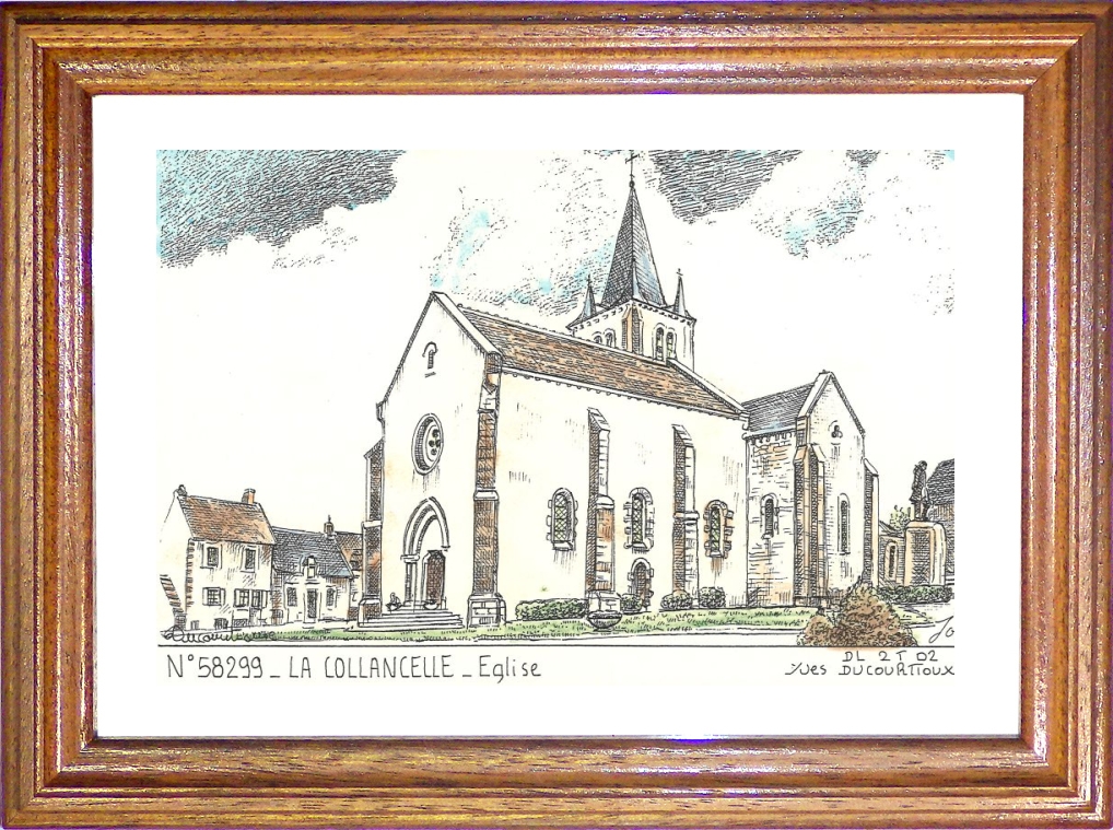 N 58299 - LA COLLANCELLE - glise