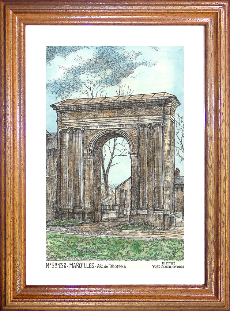 N 59138 - MAROILLES - arc de triomphe