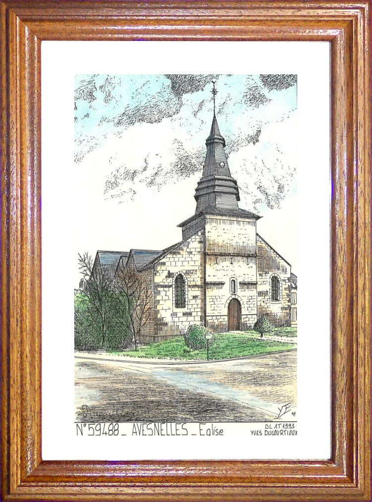 N 59488 - AVESNELLES - glise