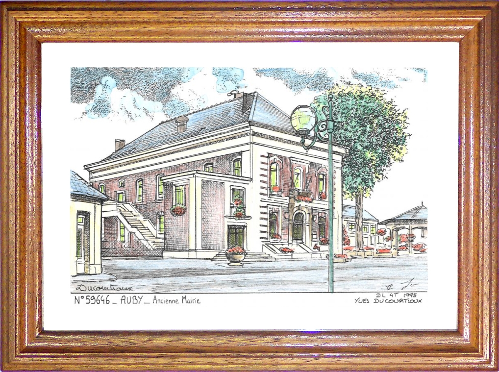 N 59646 - AUBY - ancienne mairie