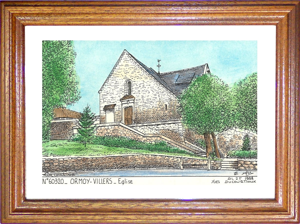 N 60320 - ORMOY VILLERS - glise