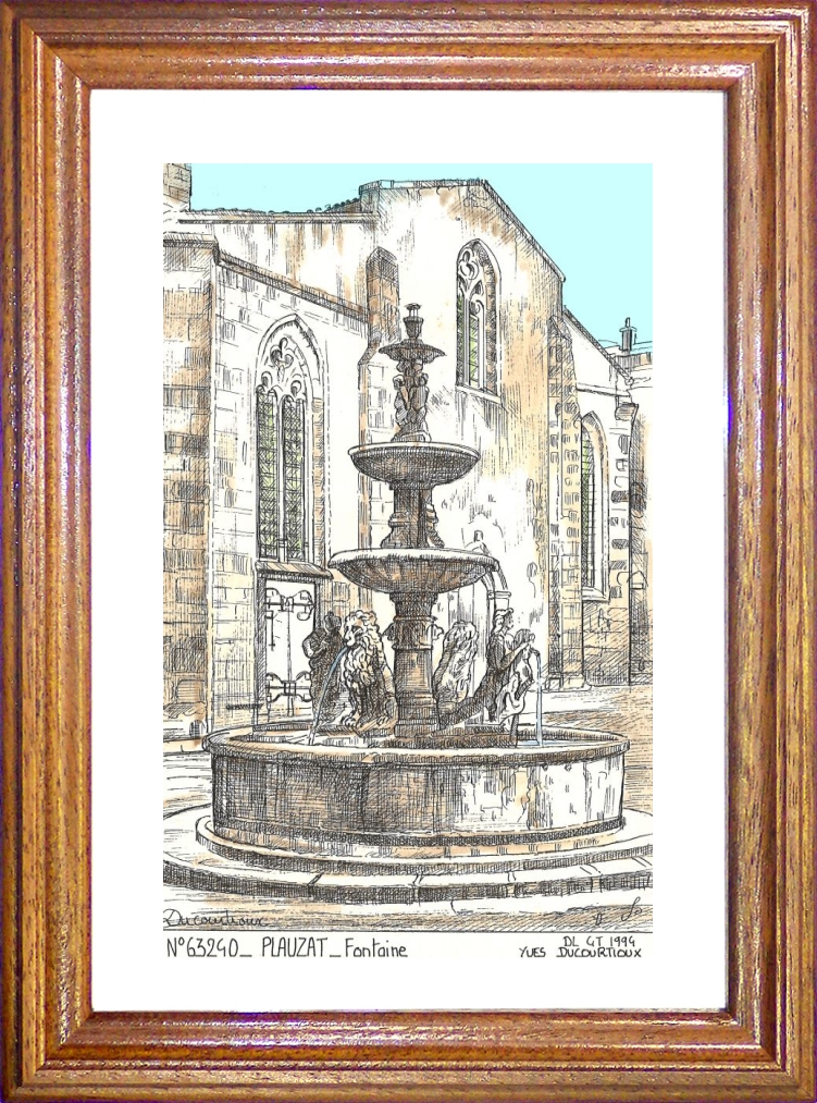 N 63240 - PLAUZAT - fontaine