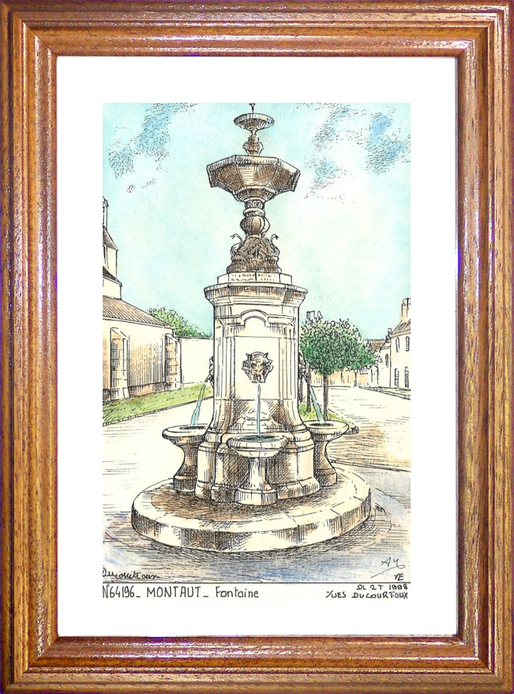 N 64196 - MONTAUT - fontaine