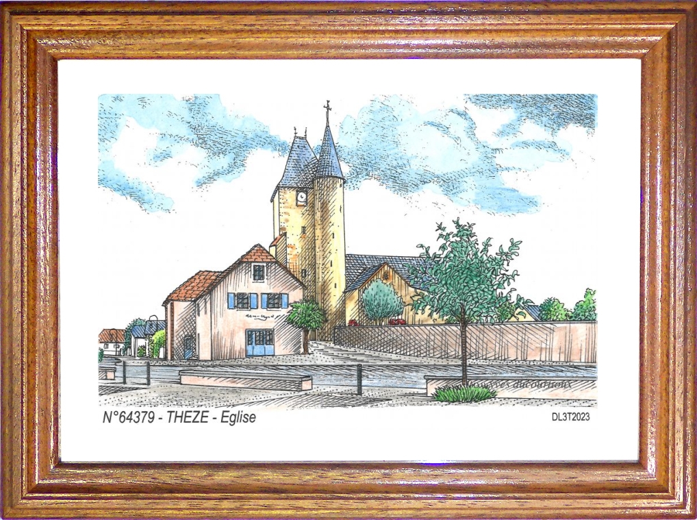 N 64379 - THEZE - glise