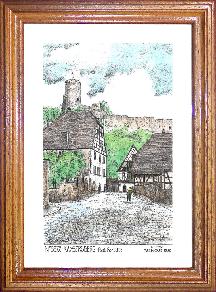 N 68072 - KAYSERSBERG - pont fortifi