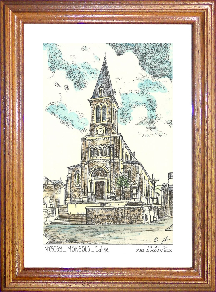 N 69359 - MONSOLS - glise