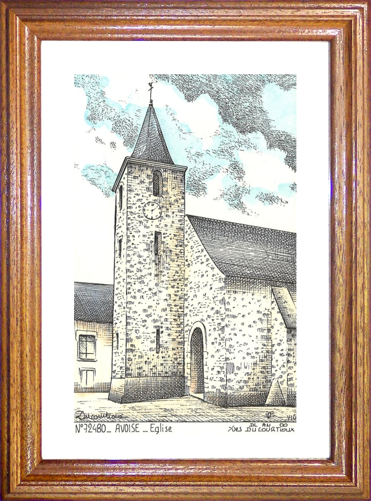 N 72480 - AVOISE - glise