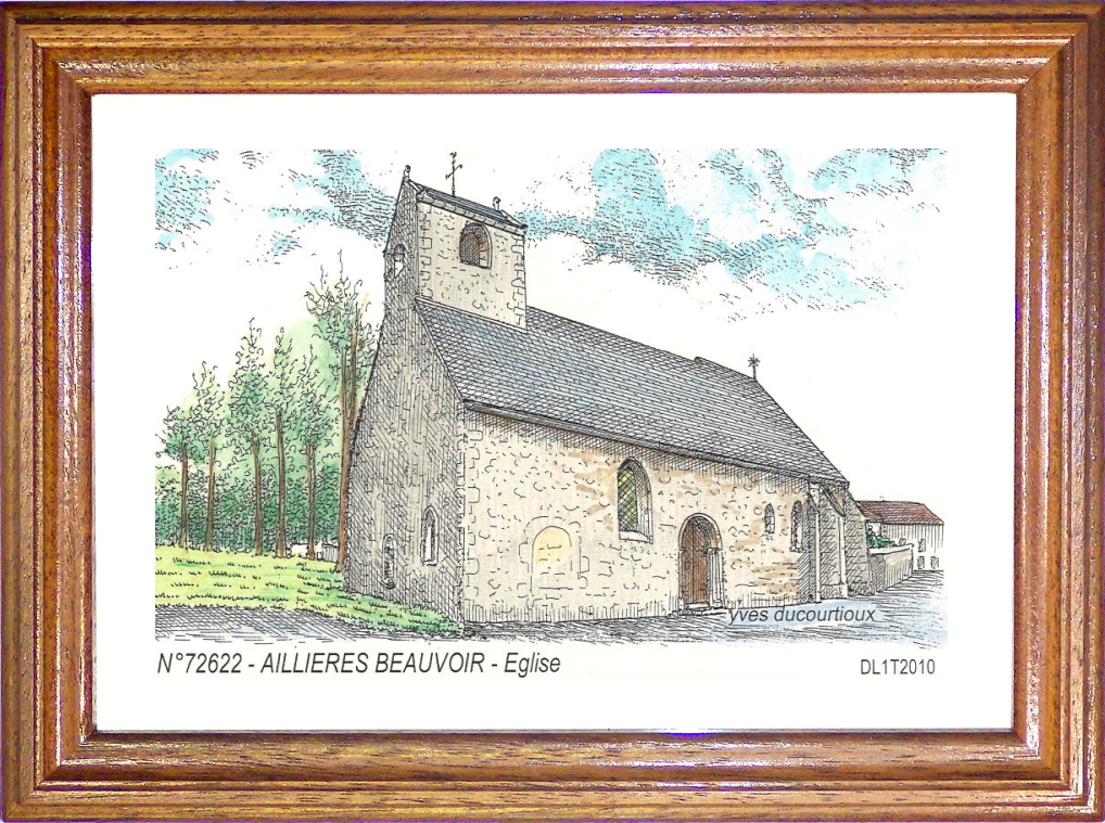 N 72622 - AILLIERES BEAUVOIR - glise