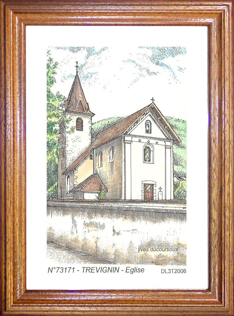 N 73171 - TREVIGNIN - glise